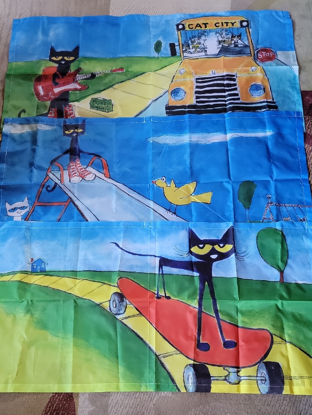 Pete The Cat Fluorescent Light Panel Covers  47 X 24